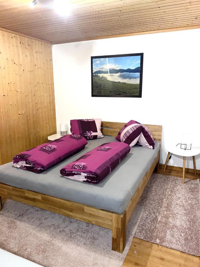 Guenstig Und Einfaches Studio Auf Dem Bauernhof Zuoz Bagian luar foto